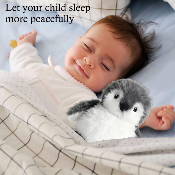 JcvPot Pinguin Kuscheltier, Weiches Stofftier Für Kinder Und Babys, Kuscheltier Pinguin Plüschtier, Plüschtier – Bild 5
